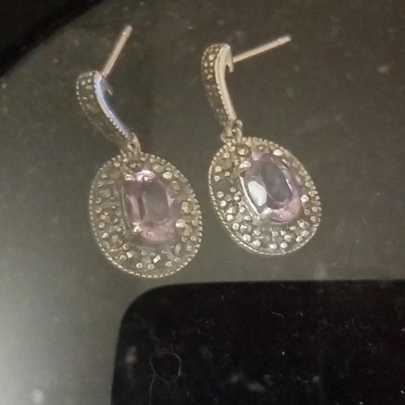 925 Silver Dangle Earrings - Picture 2 of 6